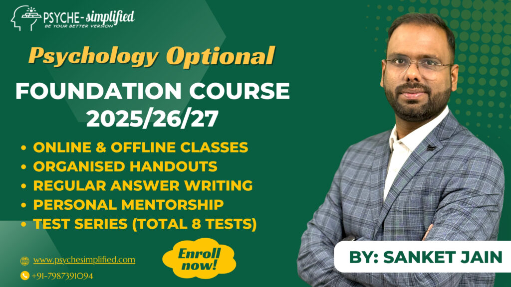 psychology foundation course