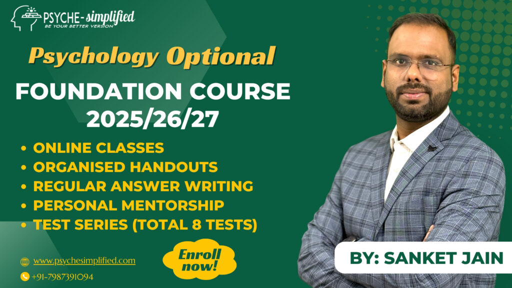 psychology foundation course
