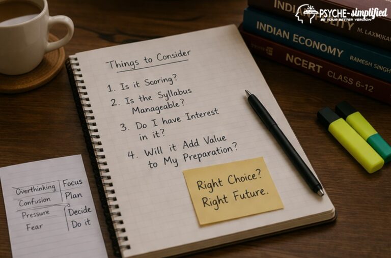 is psychology optional good for upsc mains student thinking about scoring and syllabus