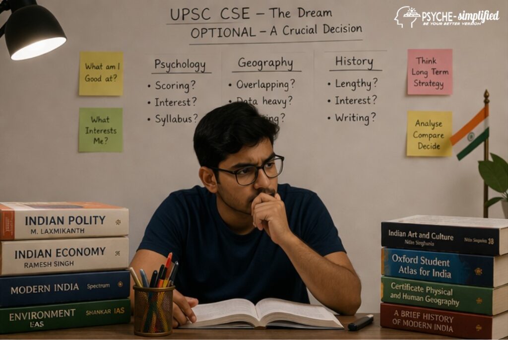 psychology optional for upsc mains decision making aspirant choosing optional subject